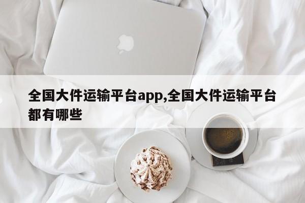 全国大件运输平台app,全国大件运输平台都有哪些